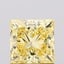 1.12 Ct. Fancy Vivid Yellow Princess Lab Grown Diamond
