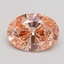 2.00 Ct. Fancy Intense Pink Oval Lab Grown Diamond
