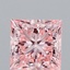 2.04 Ct. Fancy Vivid Pink Princess Lab Grown Diamond
