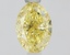 1.09 Ct. Fancy Intense  Yellow Oval Lab Grown Diamond