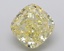3.04 Ct. Fancy Intense Yellow Cushion Lab Grown Diamond
