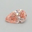 0.34 Ct. Fancy Vivid Pink Pear Lab Grown Diamond