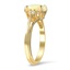 The Rodina Ring, smalltop view on a hand