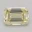 2.03 Ct. Fancy Light Yellow Emerald Lab Grown Diamond
