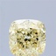 2.71 Ct. Fancy Intense Yellow Cushion Lab Grown Diamond