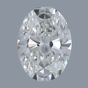 Oval diamond — real photo