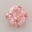 1.52 Ct. Fancy Vivid Pink Cushion Lab Grown Diamond
