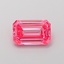 1.53 Ct. Fancy Vivid Pink Emerald Lab Grown Diamond