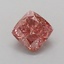 0.85 Ct. Fancy Vivid Pink Cushion Lab Grown Diamond