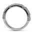 Antique-Inspired Wedding Band, smallside view