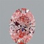 1.48 Ct. Fancy Vivid Pink Oval Lab Grown Diamond