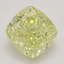 1.70 Ct. Fancy Yellow Cushion Diamond