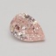 0.90 Ct. Fancy Intense Pink Pear Lab Grown Diamond