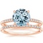 14KR Aquamarine Petite Viviana Diamond Bridal Set (1/4 ct. tw.), smalltop view