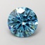 2.13 Ct. Fancy Vivid  Blue Round Lab Grown Diamond