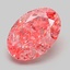 2.07 Ct. Fancy Vivid Pink Oval Lab Grown Diamond