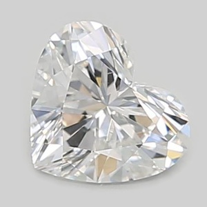 Heart diamond — real photo