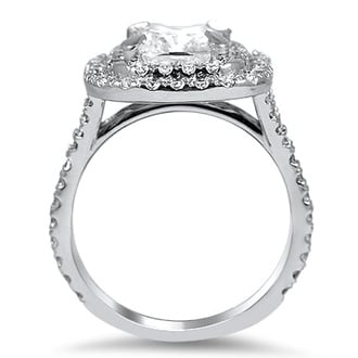 Custom Luxe Double Halo Ring