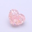 0.74 Ct. Fancy Intense  Pink Heart Lab Grown Diamond