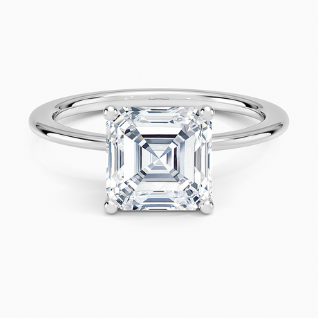 18K White Gold Aimee Solitaire Ring