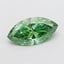 3.00 Ct. Fancy Vivid Green Marquise Lab Grown Diamond