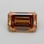 1.25 Ct. Fancy Intense Brownish Orange Emerald Lab Grown Diamond