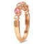 The Kyrstin Ring, smalltop view on a hand