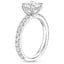 18K White Gold Olympia Three-Quarter Coverage Diamond Ring, smallside view