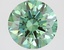2.27 Ct. Fancy Vivid Green Round Lab Grown Diamond