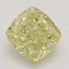 1.56 Ct. Fancy Yellow Cushion Diamond