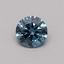 0.32 Ct. Fancy Vivid Blue Round Lab Grown Diamond