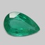 8.0x5.1mm  Green  Pear   Emerald