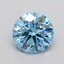 2.02 Ct. Fancy Vivid  Blue Round Lab Grown Diamond