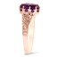 The Daffodil Ring, smalltop view on a hand