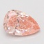 1.47 Ct. Fancy Vivid Pink Pear Lab Grown Diamond