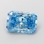 1.35 Ct. Fancy Vivid  Blue Radiant Lab Grown Diamond