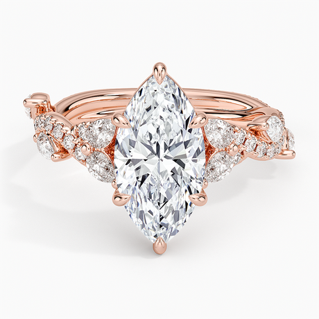 14K Rose Gold Vintage Secret Garden Diamond Ring (2/3 ct. tw.)