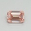 1.02 Ct. Fancy Vivid Pink Emerald Lab Grown Diamond