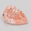 2.06 Ct. Fancy Vivid Pink Pear Lab Grown Diamond