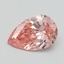0.70 Ct. Fancy Intense Pink Pear Lab Grown Diamond