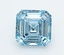 3.08 Ct. Fancy Vivid  Blue Asscher Lab Grown Diamond