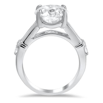 Custom Tapered Baguette Diamond Ring