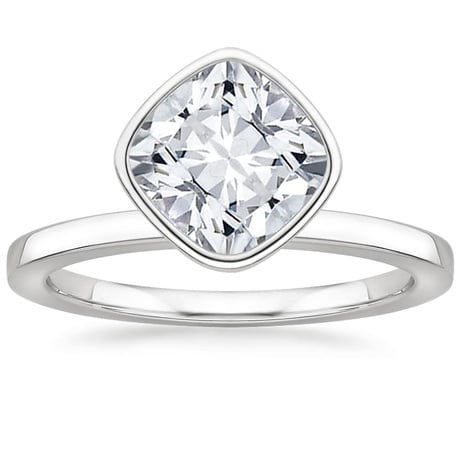 Floating Bezel Solitaire Ring