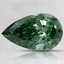 1.11 Ct. Fancy Vivid Pacific Green Pear Lab Grown Diamond
