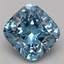 3.55 Ct. Fancy Vivid Blue Cushion Lab Grown Diamond