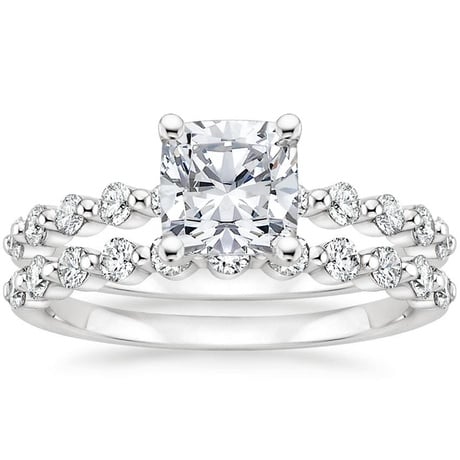 18K White Gold Marseille Diamond Bridal Set (1/2 ct. tw.)