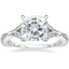 18K White Gold Zinnia Diamond Ring (1/3 ct. tw.), smalltop view