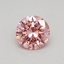 0.32 Ct. Fancy Vivid Pink Round Lab Grown Diamond