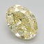 2.20 Ct. Fancy Intense Yellow Oval Lab Grown Diamond