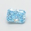 1.20 Ct. Fancy Vivid  Blue Radiant Lab Grown Diamond